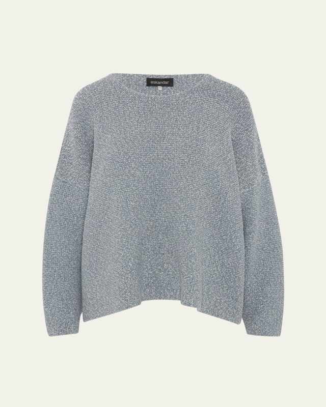 Cropped Bateau Sweater